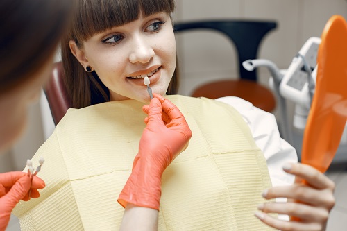 Enamel shaping — original treatment illustration