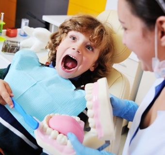 Children’s dentistry — original treatment illustration