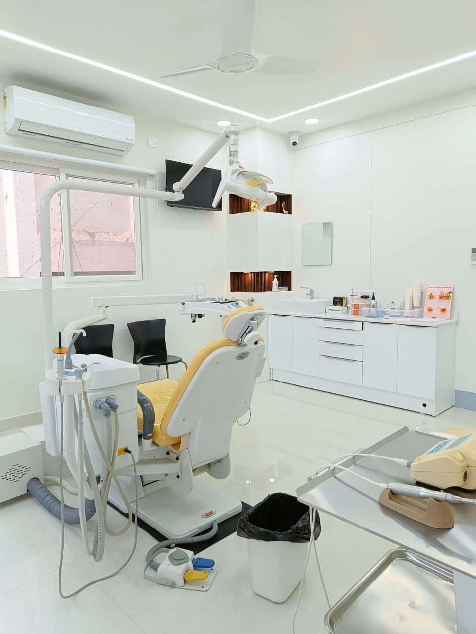Inside a treatment room